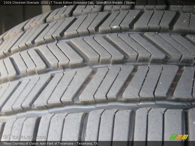 Silver Birch Metallic / Ebony 2009 Chevrolet Silverado 1500 LT Texas Edition Extended Cab