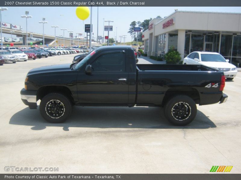 Black / Dark Charcoal 2007 Chevrolet Silverado 1500 Classic Regular Cab 4x4