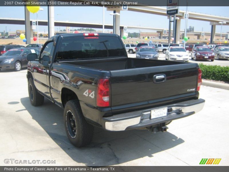 Black / Dark Charcoal 2007 Chevrolet Silverado 1500 Classic Regular Cab 4x4