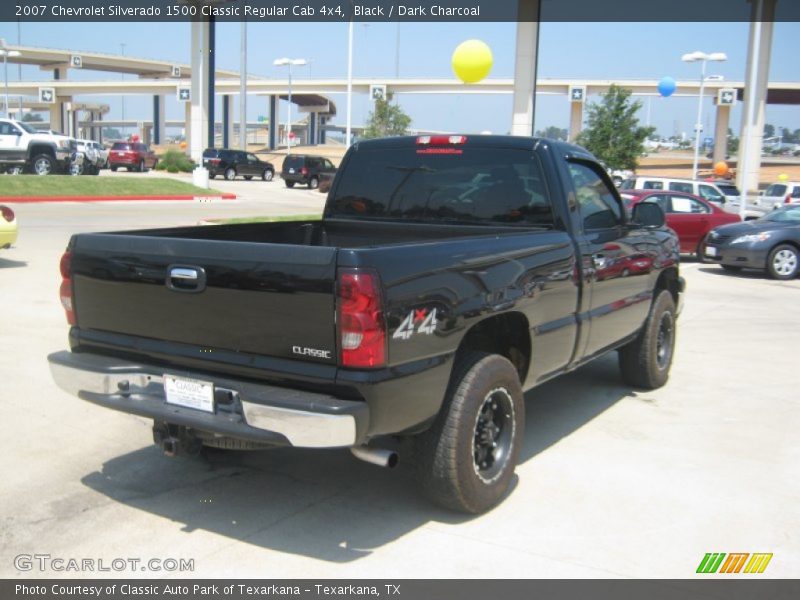 Black / Dark Charcoal 2007 Chevrolet Silverado 1500 Classic Regular Cab 4x4