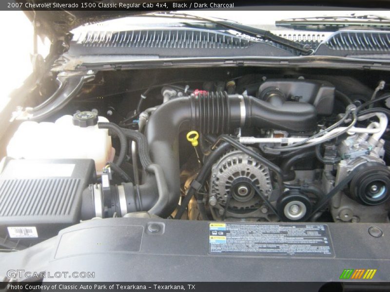 Black / Dark Charcoal 2007 Chevrolet Silverado 1500 Classic Regular Cab 4x4