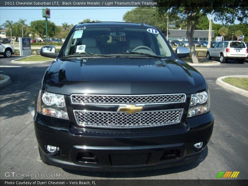 Black Granite Metallic / Light Titanium/Dark Titanium 2011 Chevrolet Suburban LTZ