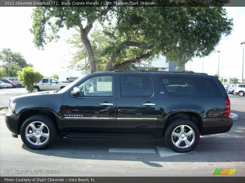 Black Granite Metallic / Light Titanium/Dark Titanium 2011 Chevrolet Suburban LTZ