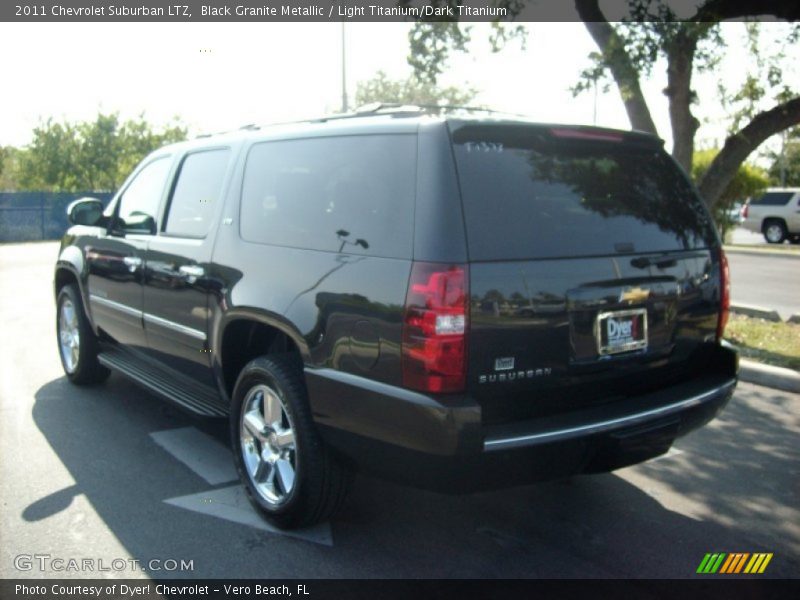 Black Granite Metallic / Light Titanium/Dark Titanium 2011 Chevrolet Suburban LTZ