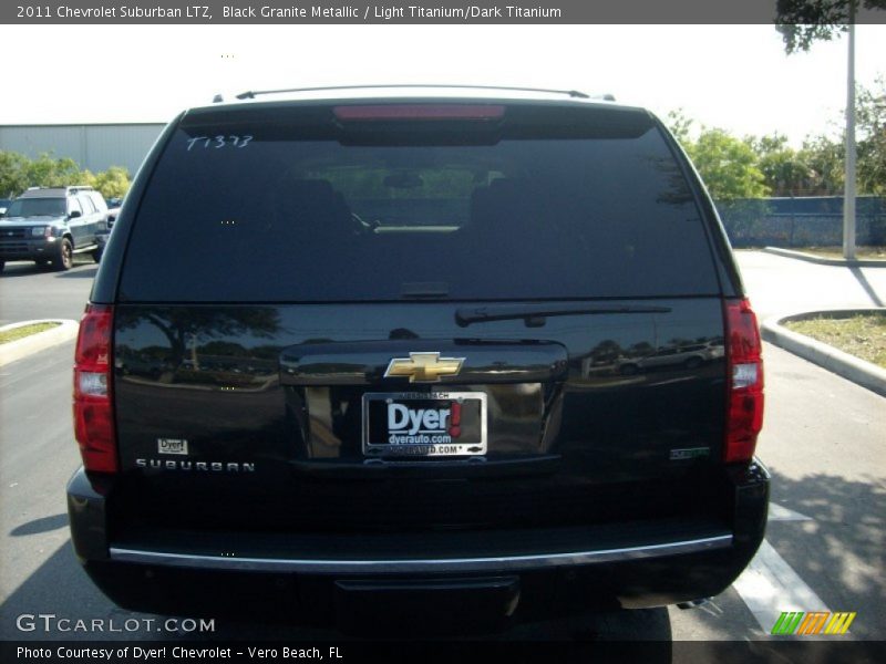 Black Granite Metallic / Light Titanium/Dark Titanium 2011 Chevrolet Suburban LTZ