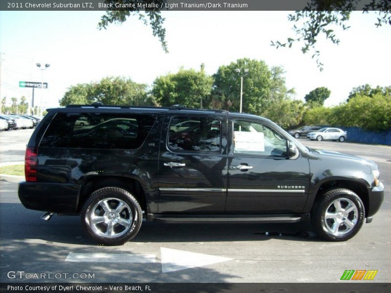 Black Granite Metallic / Light Titanium/Dark Titanium 2011 Chevrolet Suburban LTZ