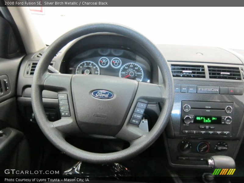 Silver Birch Metallic / Charcoal Black 2008 Ford Fusion SE