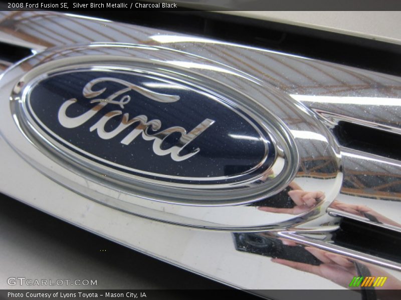 Silver Birch Metallic / Charcoal Black 2008 Ford Fusion SE