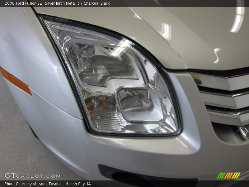 Silver Birch Metallic / Charcoal Black 2008 Ford Fusion SE