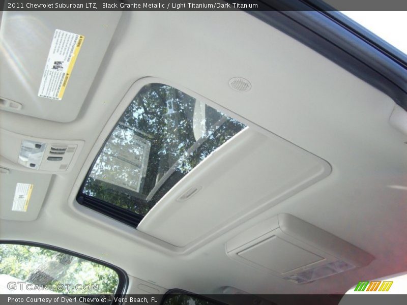 Black Granite Metallic / Light Titanium/Dark Titanium 2011 Chevrolet Suburban LTZ