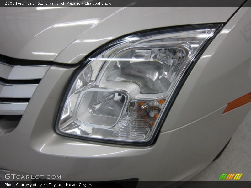 Silver Birch Metallic / Charcoal Black 2008 Ford Fusion SE
