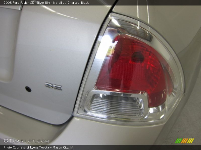 Silver Birch Metallic / Charcoal Black 2008 Ford Fusion SE