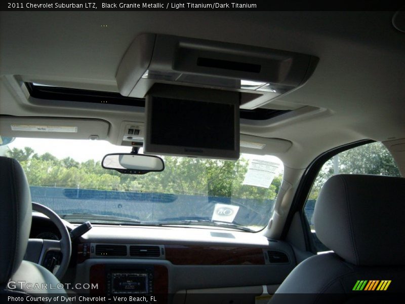 Black Granite Metallic / Light Titanium/Dark Titanium 2011 Chevrolet Suburban LTZ