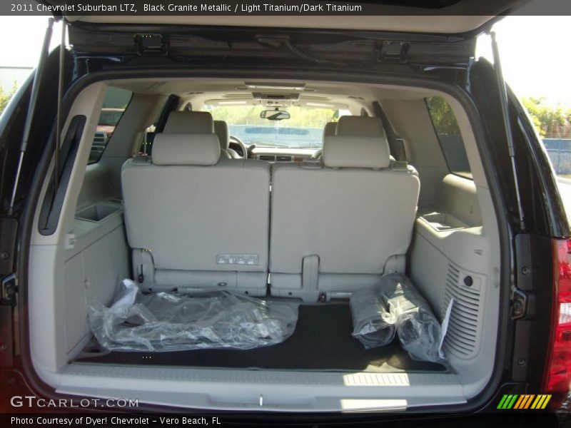 Black Granite Metallic / Light Titanium/Dark Titanium 2011 Chevrolet Suburban LTZ