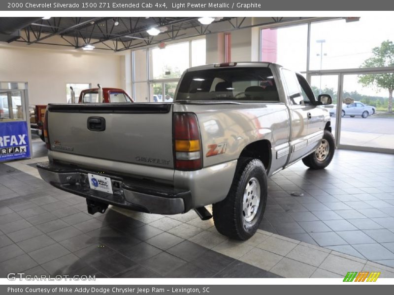 Light Pewter Metallic / Graphite 2000 Chevrolet Silverado 1500 Z71 Extended Cab 4x4