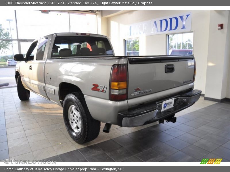 Light Pewter Metallic / Graphite 2000 Chevrolet Silverado 1500 Z71 Extended Cab 4x4