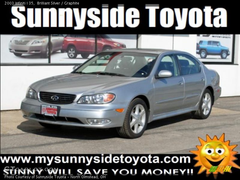 Brilliant Silver / Graphite 2003 Infiniti I 35