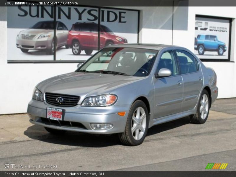 Brilliant Silver / Graphite 2003 Infiniti I 35