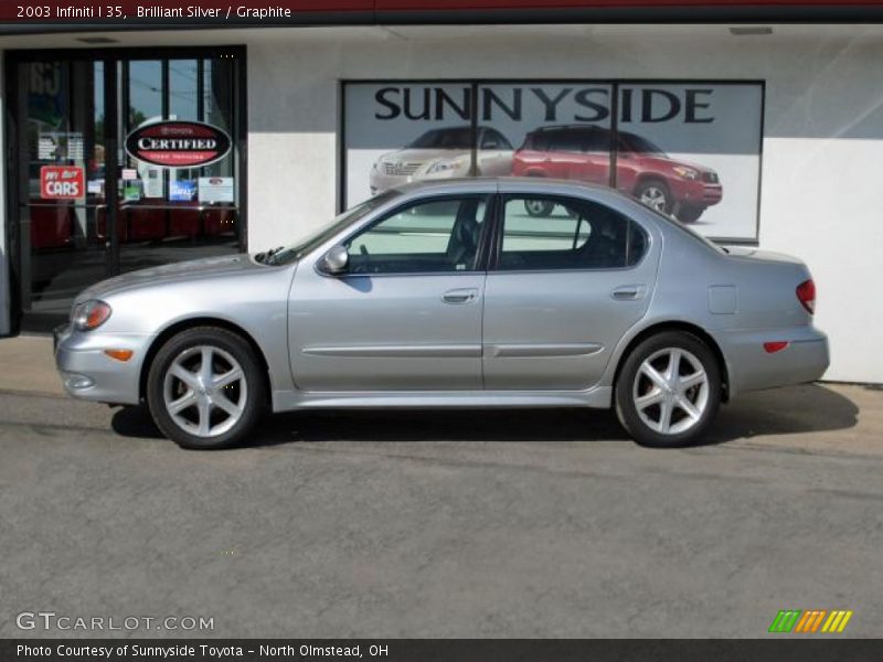 Brilliant Silver / Graphite 2003 Infiniti I 35