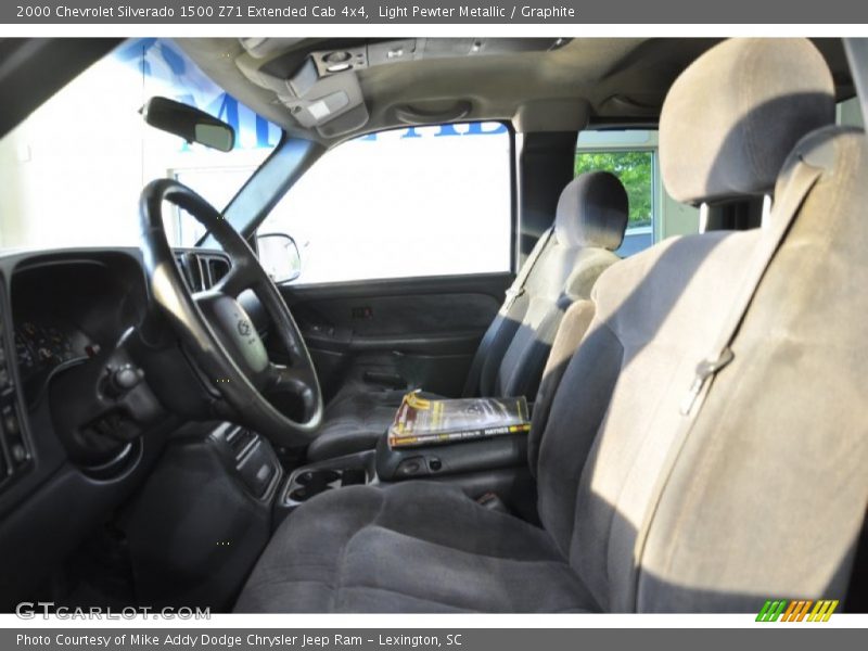Light Pewter Metallic / Graphite 2000 Chevrolet Silverado 1500 Z71 Extended Cab 4x4