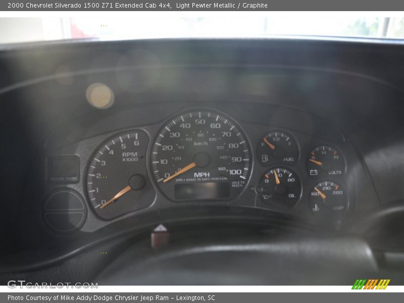 Light Pewter Metallic / Graphite 2000 Chevrolet Silverado 1500 Z71 Extended Cab 4x4