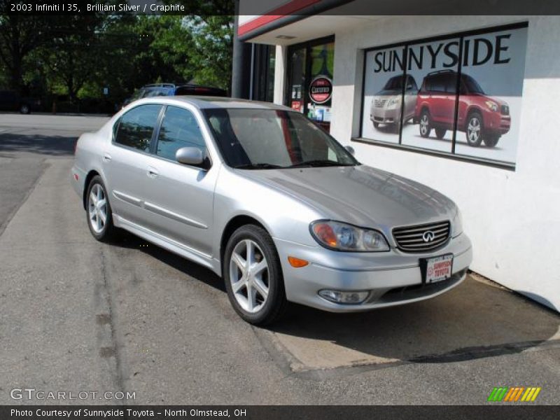 Brilliant Silver / Graphite 2003 Infiniti I 35