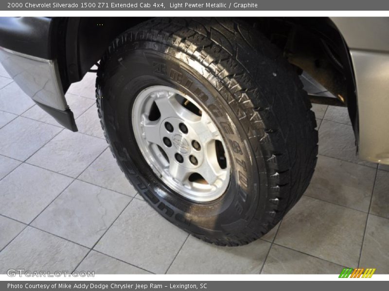 Light Pewter Metallic / Graphite 2000 Chevrolet Silverado 1500 Z71 Extended Cab 4x4