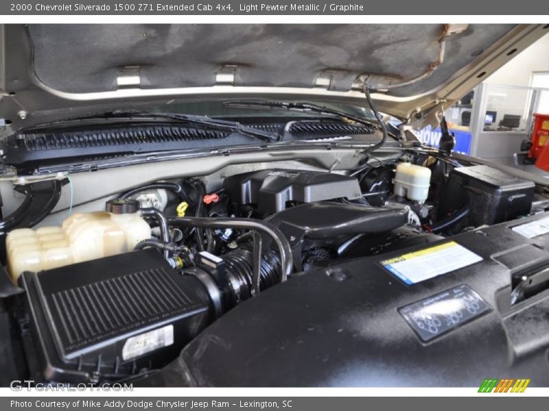 Light Pewter Metallic / Graphite 2000 Chevrolet Silverado 1500 Z71 Extended Cab 4x4