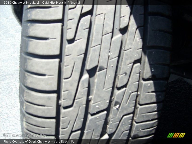 Gold Mist Metallic / Neutral 2010 Chevrolet Impala LS