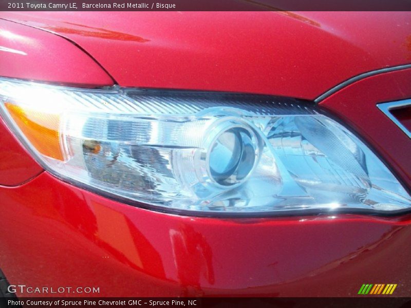 Barcelona Red Metallic / Bisque 2011 Toyota Camry LE