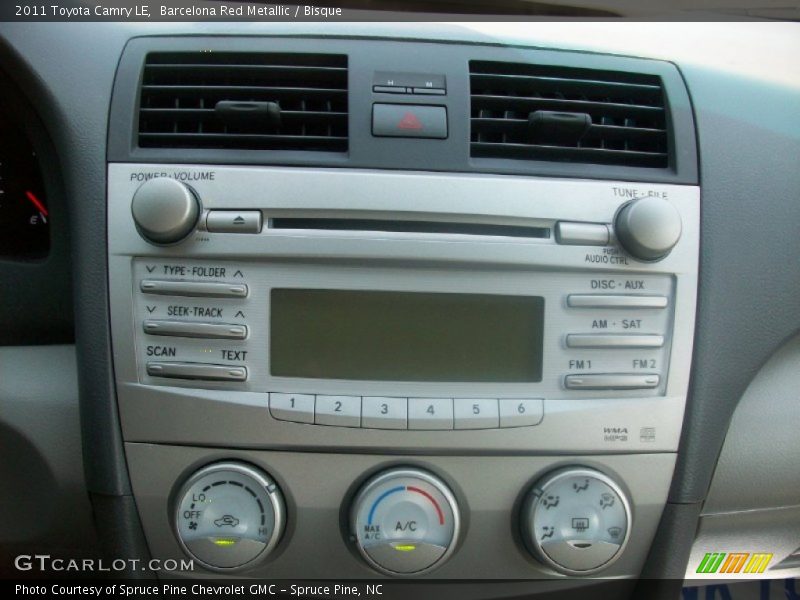Barcelona Red Metallic / Bisque 2011 Toyota Camry LE