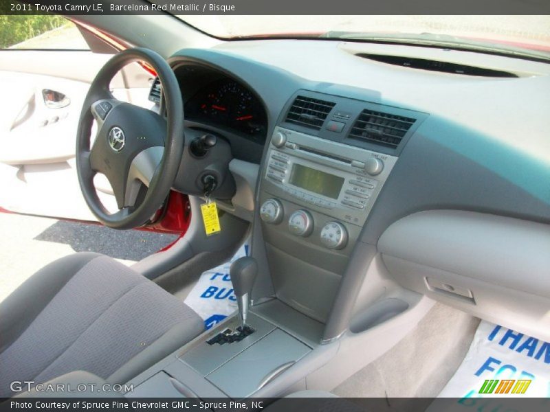 Barcelona Red Metallic / Bisque 2011 Toyota Camry LE