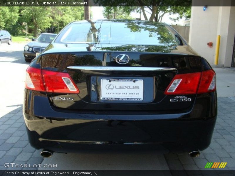 Obsidian Black / Cashmere 2008 Lexus ES 350