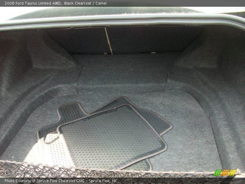 Black Clearcoat / Camel 2008 Ford Taurus Limited AWD