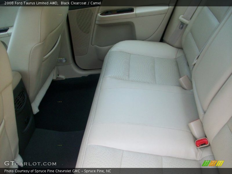 Black Clearcoat / Camel 2008 Ford Taurus Limited AWD