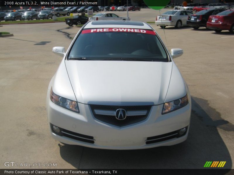 White Diamond Pearl / Parchment 2008 Acura TL 3.2