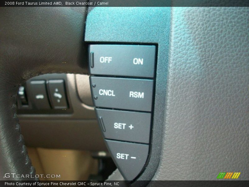 Black Clearcoat / Camel 2008 Ford Taurus Limited AWD