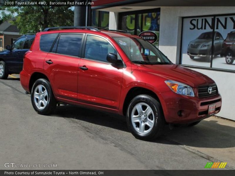 Barcelona Red Pearl / Ash 2008 Toyota RAV4 4WD