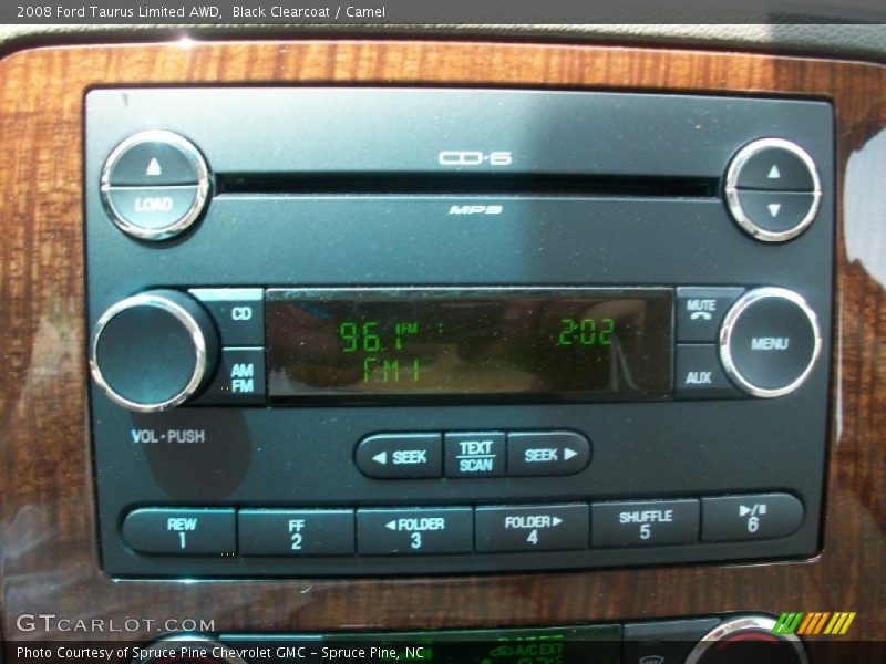 Black Clearcoat / Camel 2008 Ford Taurus Limited AWD