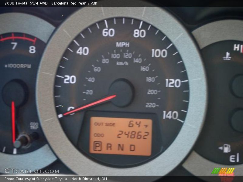 Barcelona Red Pearl / Ash 2008 Toyota RAV4 4WD