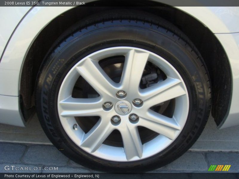 Tungsten Metallic / Black 2008 Lexus ES 350