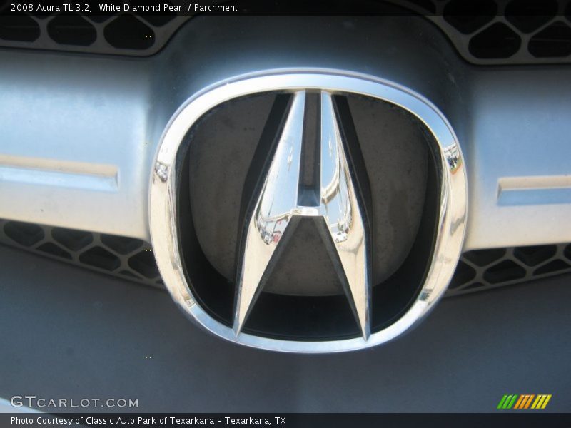 White Diamond Pearl / Parchment 2008 Acura TL 3.2