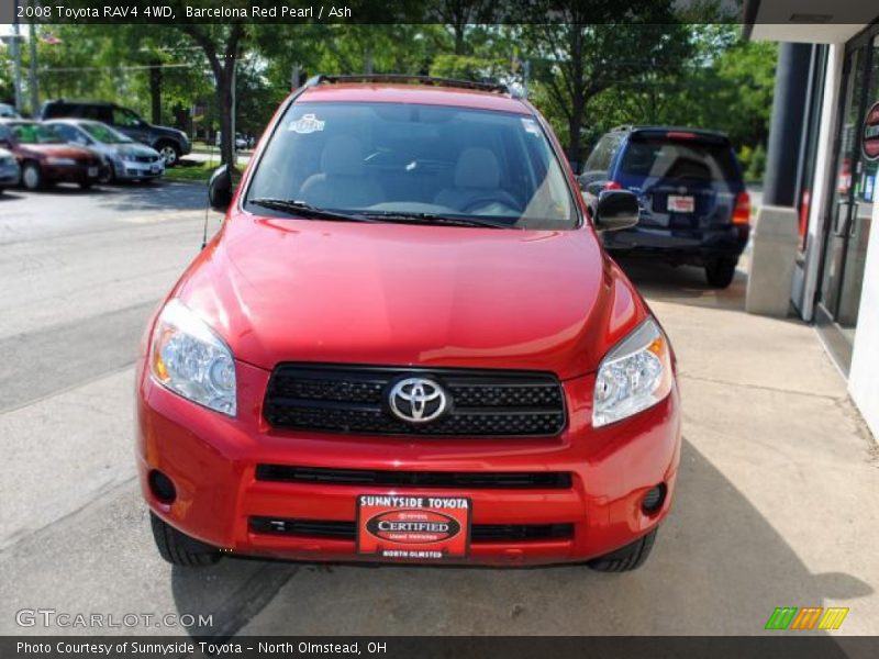 Barcelona Red Pearl / Ash 2008 Toyota RAV4 4WD