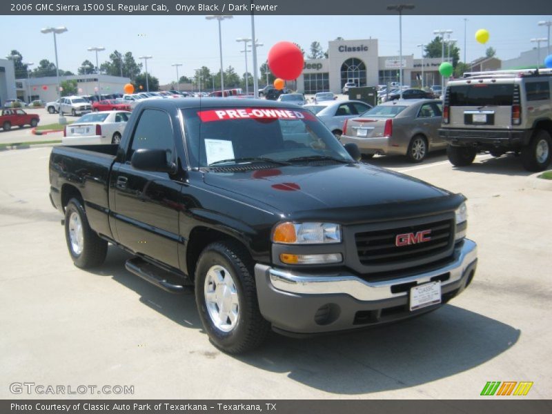 Onyx Black / Dark Pewter 2006 GMC Sierra 1500 SL Regular Cab