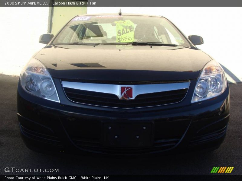 Carbon Flash Black / Tan 2008 Saturn Aura XE 3.5