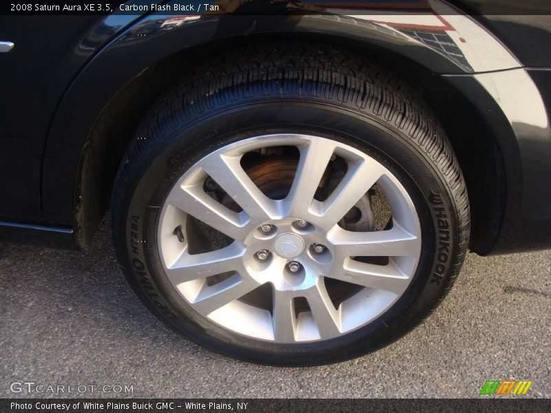 Carbon Flash Black / Tan 2008 Saturn Aura XE 3.5