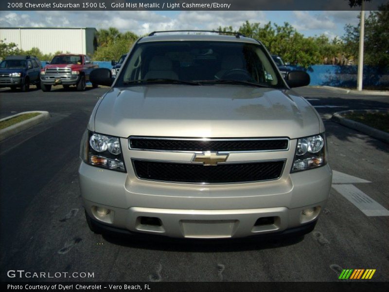 Gold Mist Metallic / Light Cashmere/Ebony 2008 Chevrolet Suburban 1500 LS