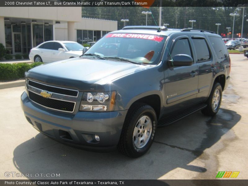 Blue Granite Metallic / Light Titanium/Dark Titanium 2008 Chevrolet Tahoe LT