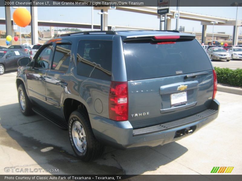 Blue Granite Metallic / Light Titanium/Dark Titanium 2008 Chevrolet Tahoe LT