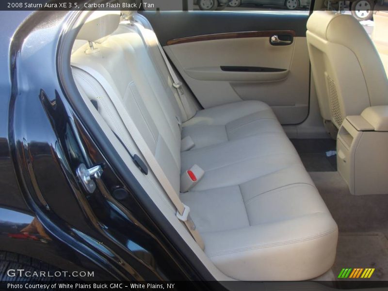 Carbon Flash Black / Tan 2008 Saturn Aura XE 3.5
